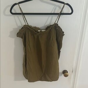 Olive Green Women's Top